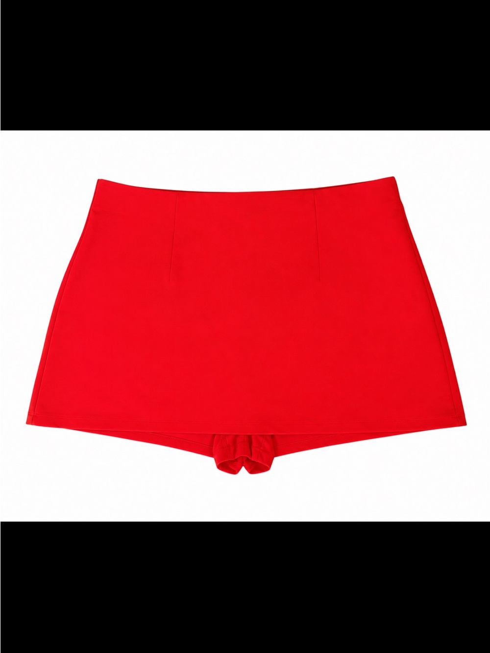 Abercrombie & Fitch Scarlet Mini Skort in Bright Red Size XXL
